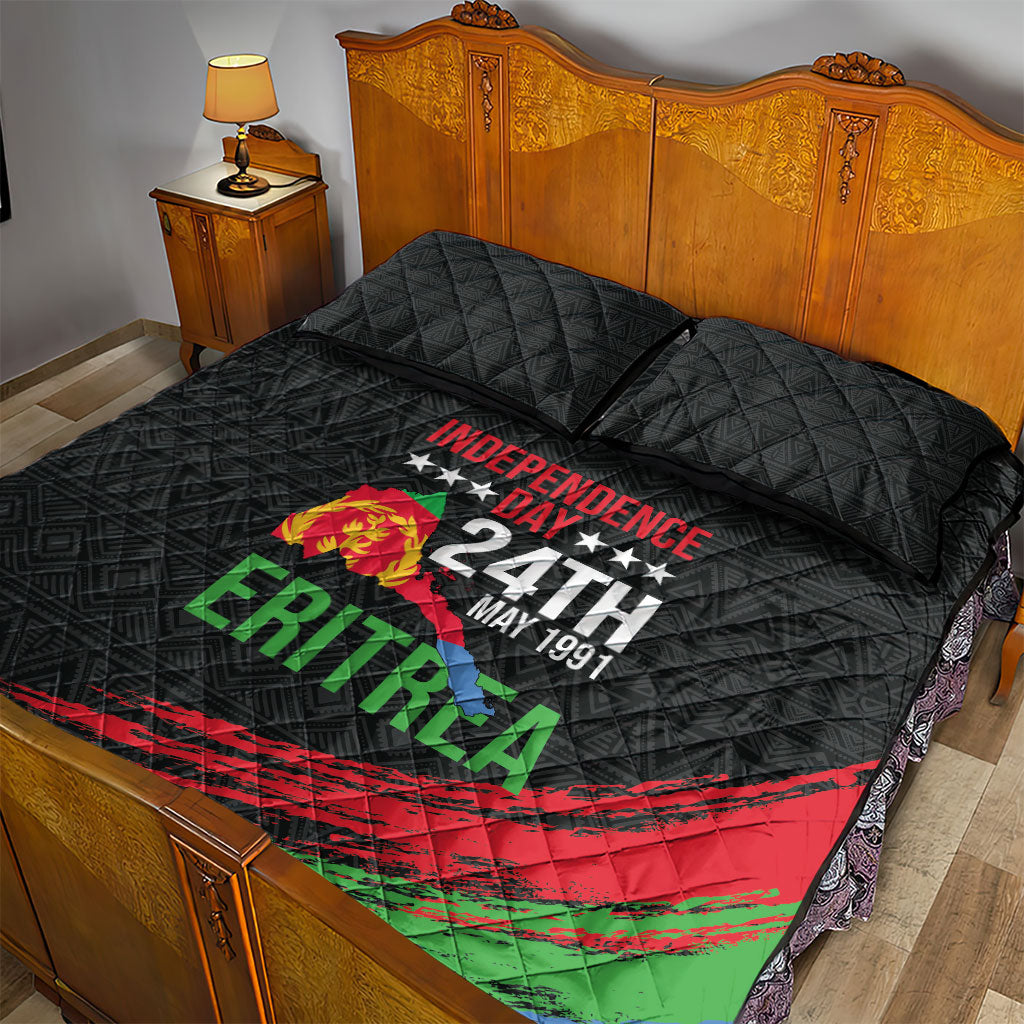 Eritrea Independence Day 1991 Quilt Bed Set Honor Freedom Unity Resilience