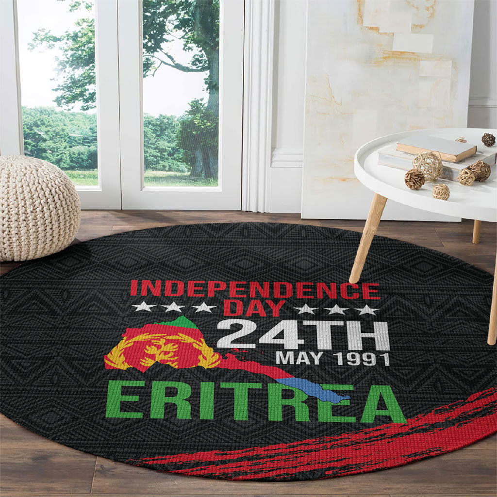 Eritrea Independence Day 1991 Round Carpet Honor Freedom Unity Resilience