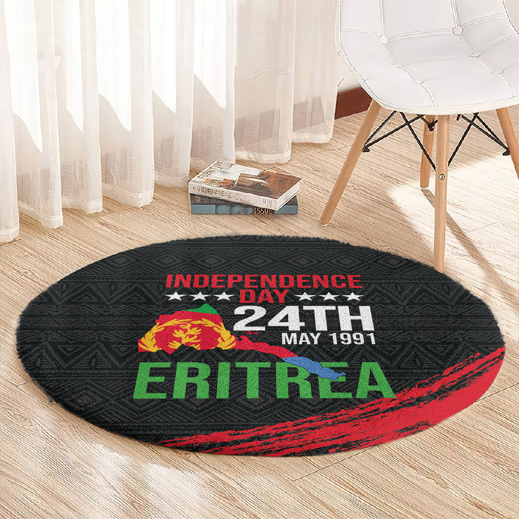 Eritrea Independence Day 1991 Round Carpet Honor Freedom Unity Resilience