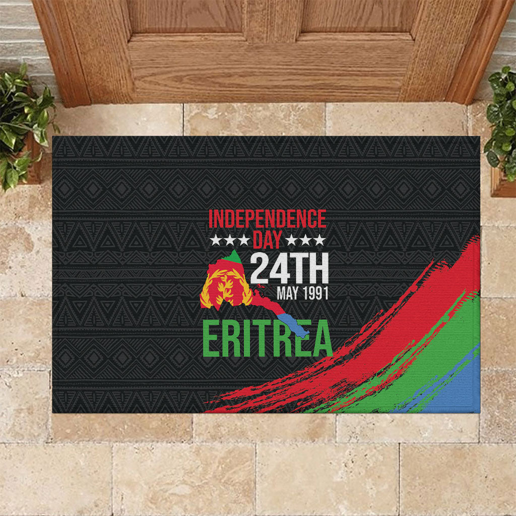 Eritrea Independence Day 1991 Rubber Doormat Honor Freedom Unity Resilience
