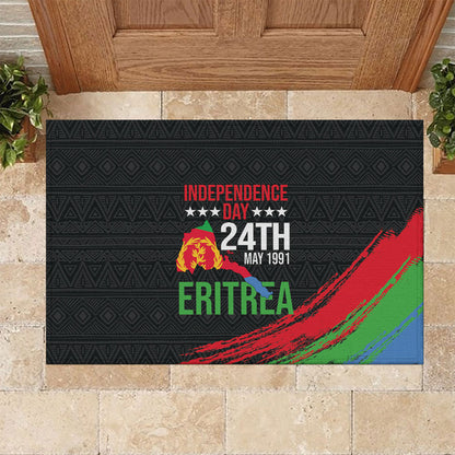 Eritrea Independence Day 1991 Rubber Doormat Honor Freedom Unity Resilience