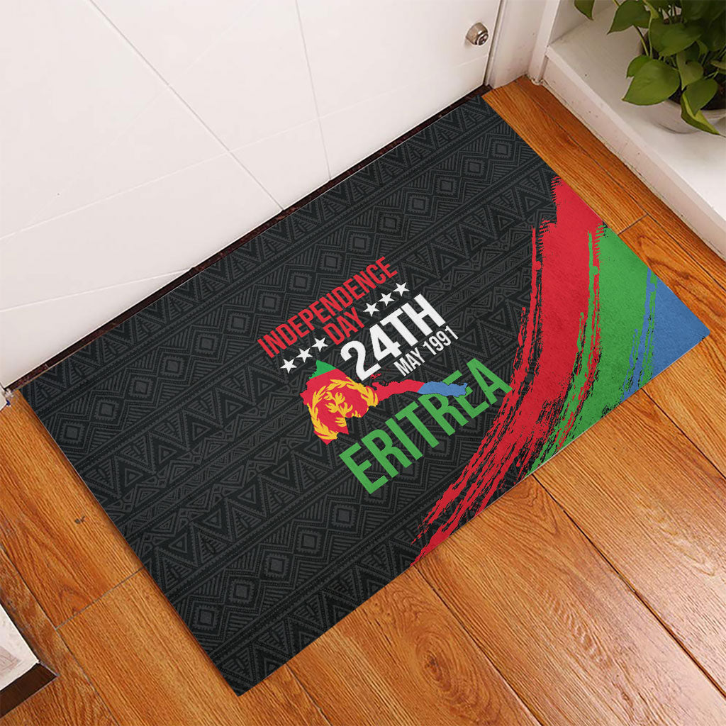 Eritrea Independence Day 1991 Rubber Doormat Honor Freedom Unity Resilience