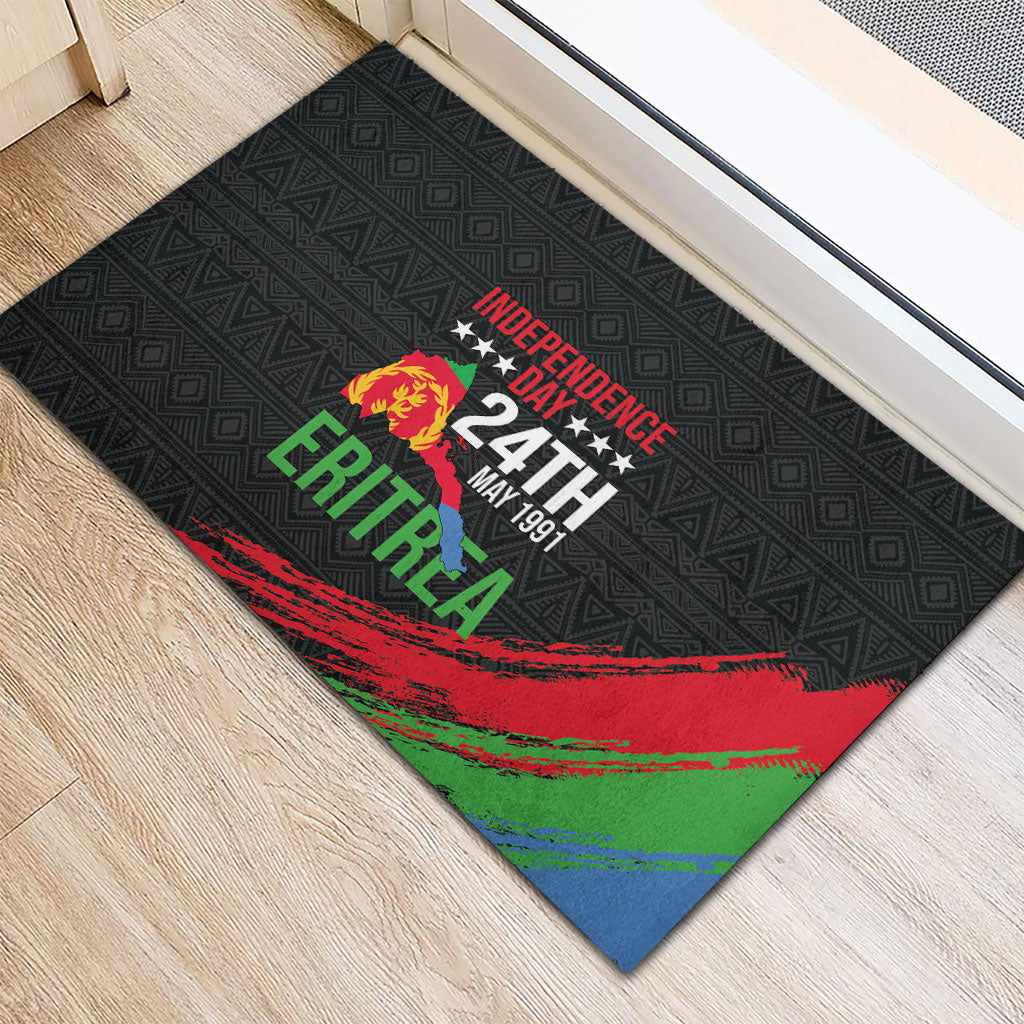 Eritrea Independence Day 1991 Rubber Doormat Honor Freedom Unity Resilience