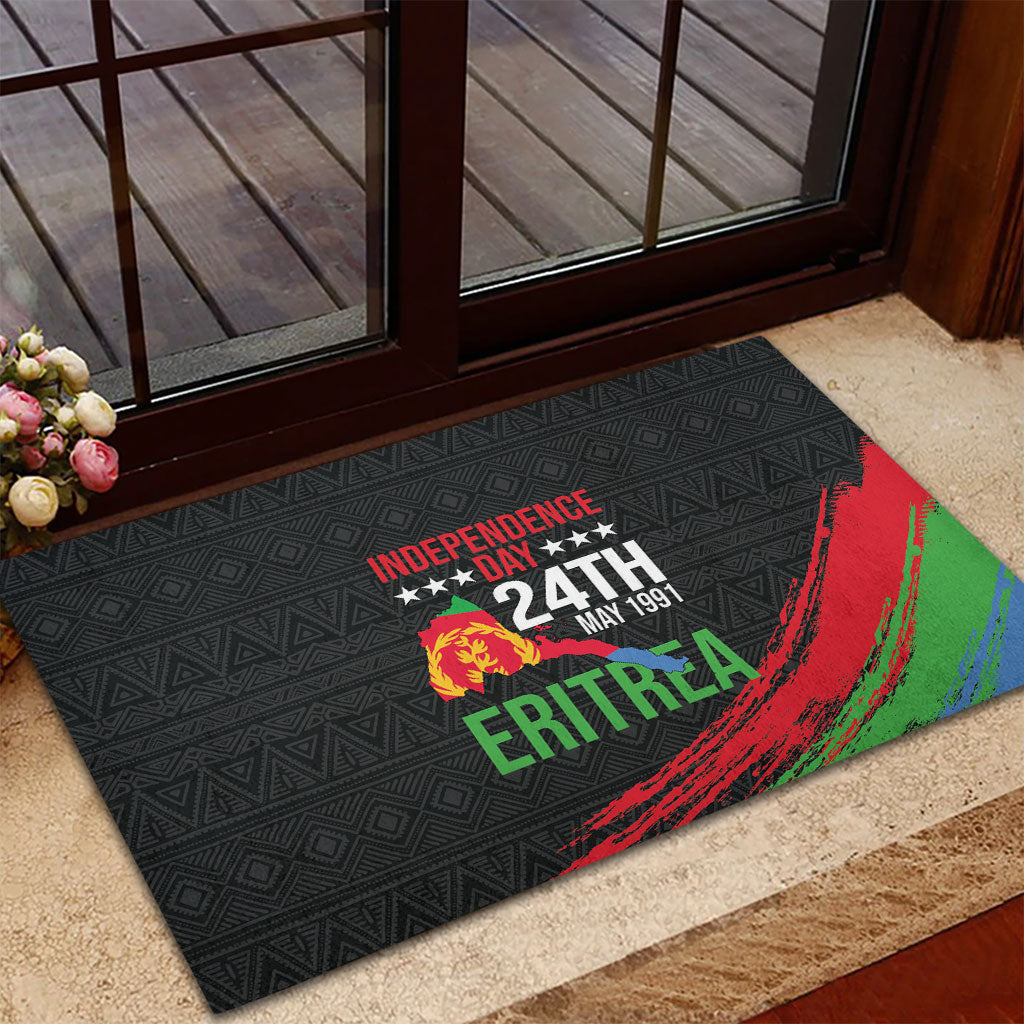 Eritrea Independence Day 1991 Rubber Doormat Honor Freedom Unity Resilience