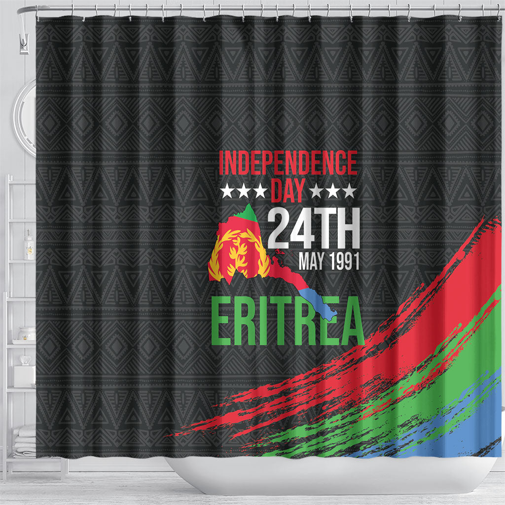 Eritrea Independence Day 1991 Shower Curtain Honor Freedom Unity Resilience