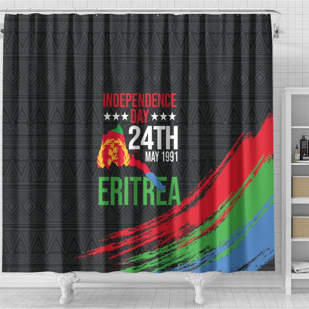 Eritrea Independence Day 1991 Shower Curtain Honor Freedom Unity Resilience