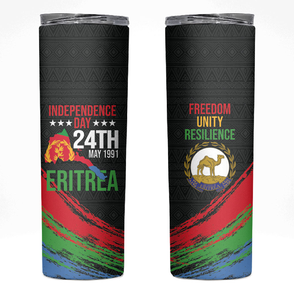 Eritrea Independence Day 1991 Skinny Tumbler Honor Freedom Unity Resilience