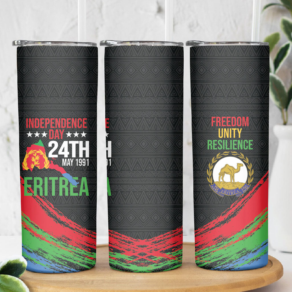 Eritrea Independence Day 1991 Skinny Tumbler Honor Freedom Unity Resilience