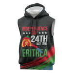 Eritrea Independence Day 1991 Sleeveless Hoodie Honor Freedom Unity Resilience