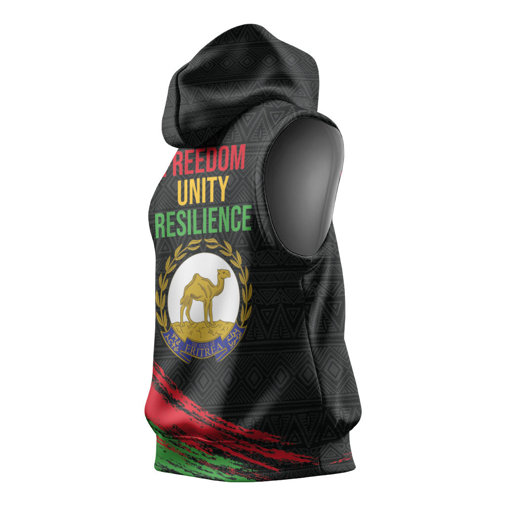 Eritrea Independence Day 1991 Sleeveless Hoodie Honor Freedom Unity Resilience