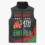 Eritrea Independence Day 1991 Sleeveless Puffer Jacket Honor Freedom Unity Resilience