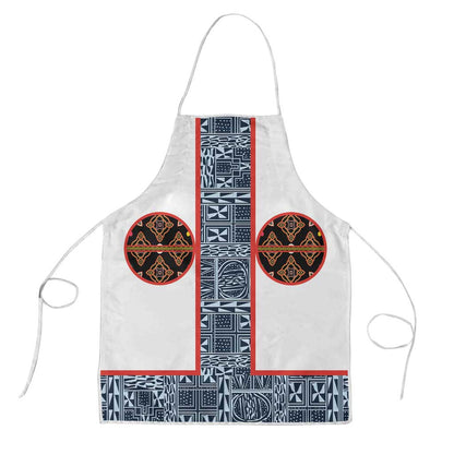 Cameroon Traditional Toghu Pattern Apron African Tribal Ndop Geometric Design