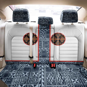 Cameroon Traditional Toghu Pattern Back Car Seat Cover African Tribal Ndop Geometric Design