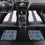 Cameroon Traditional Toghu Pattern Car Mats African Tribal Ndop Geometric Design