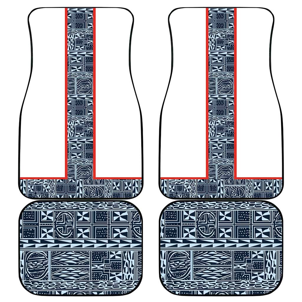 Cameroon Traditional Toghu Pattern Car Mats African Tribal Ndop Geometric Design