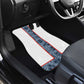 Cameroon Traditional Toghu Pattern Car Mats African Tribal Ndop Geometric Design