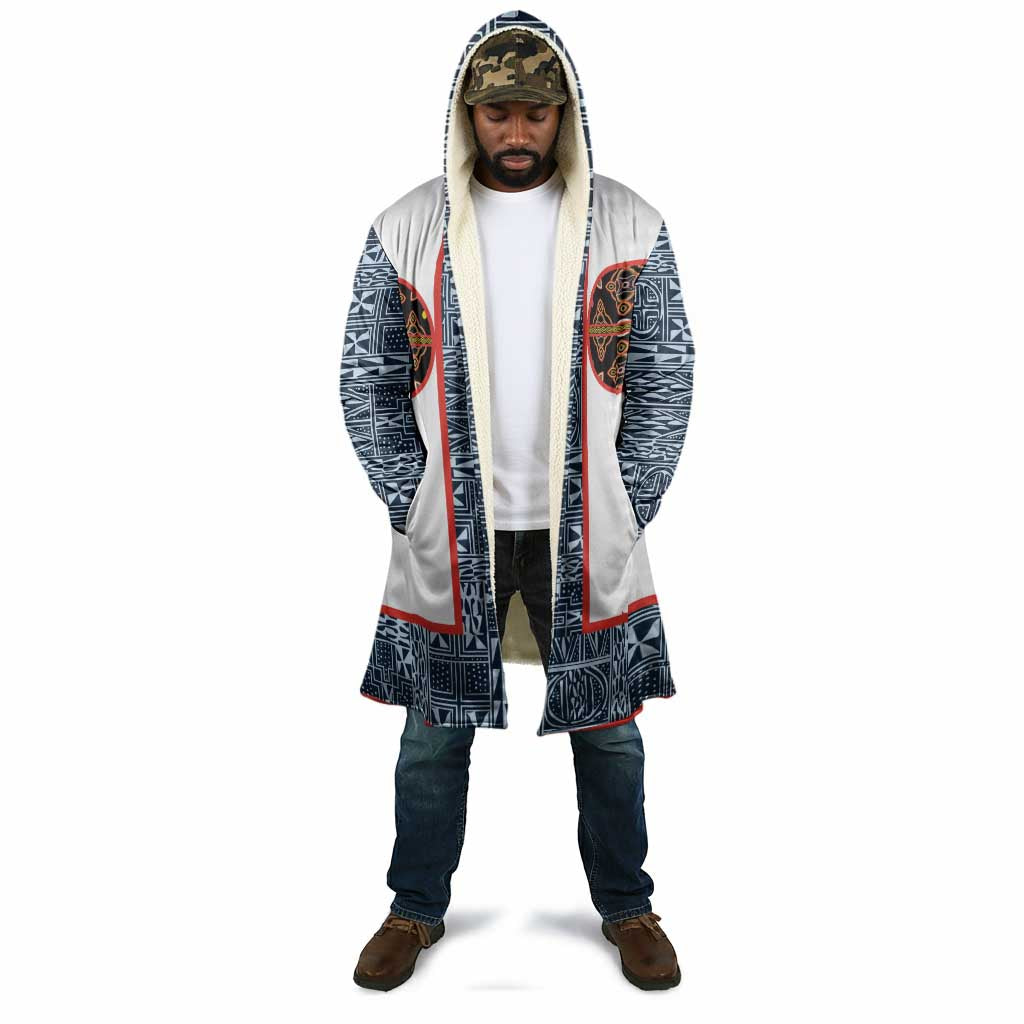 Cameroon Traditional Toghu Pattern Cloak African Tribal Ndop Geometric Design