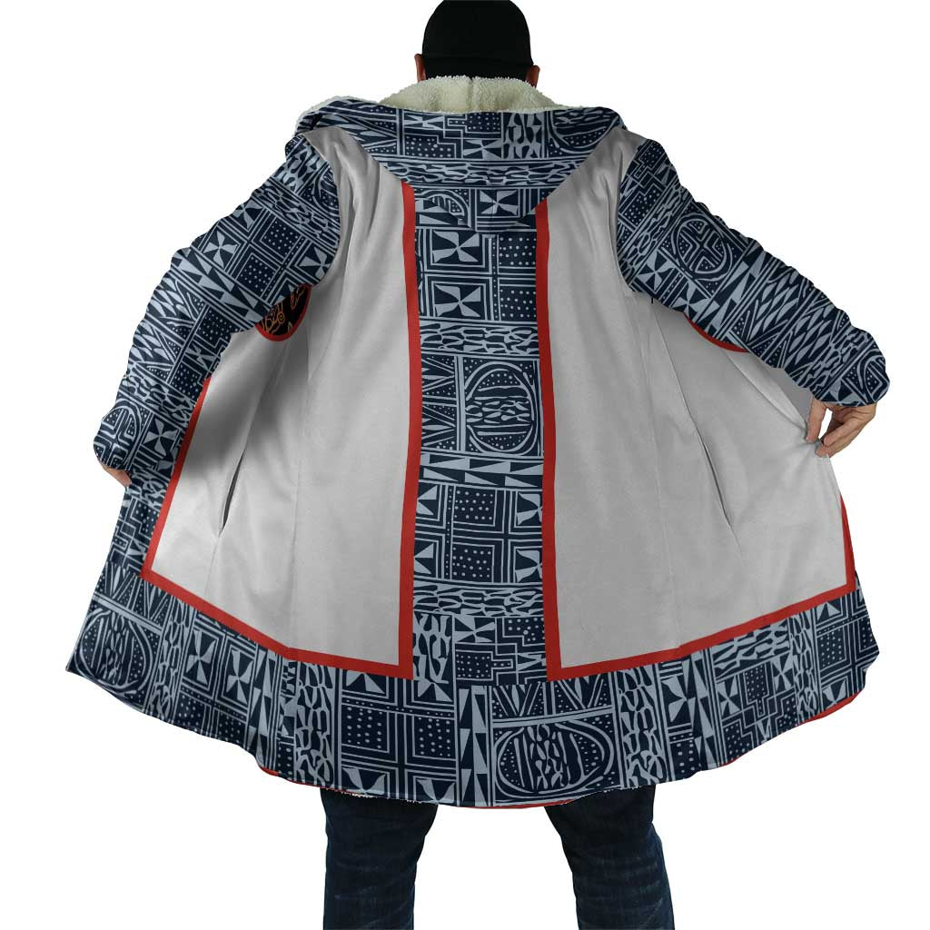 Cameroon Traditional Toghu Pattern Cloak African Tribal Ndop Geometric Design