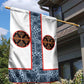 Cameroon Traditional Toghu Pattern Garden Flag African Tribal Ndop Geometric Design