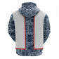 Cameroon Traditional Toghu Pattern Hoodie African Tribal Ndop Geometric Design