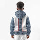 Cameroon Traditional Toghu Pattern Kid Hoodie African Tribal Ndop Geometric Design