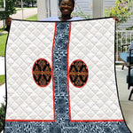 Cameroon Traditional Toghu Pattern Quilt African Tribal Ndop Geometric Design