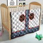 Cameroon Traditional Toghu Pattern Quilt African Tribal Ndop Geometric Design