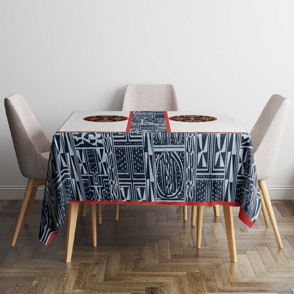Cameroon Traditional Toghu Pattern Tablecloth African Tribal Ndop Geometric Design