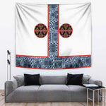Cameroon Traditional Toghu Pattern Tapestry African Tribal Ndop Geometric Design