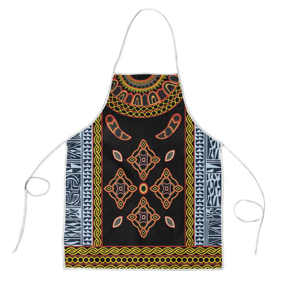 Cameroon Bamileke Toghu Pattern Apron Bamenda Royal Cultural Design