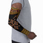 Cameroon Bamileke Toghu Pattern Arm Sleeves Bamenda Royal Cultural Design