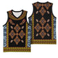 Cameroon Bamileke Toghu Pattern Basketball Jersey Bamenda Royal Cultural Design