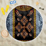 Cameroon Bamileke Toghu Pattern Beach Blanket Bamenda Royal Cultural Design
