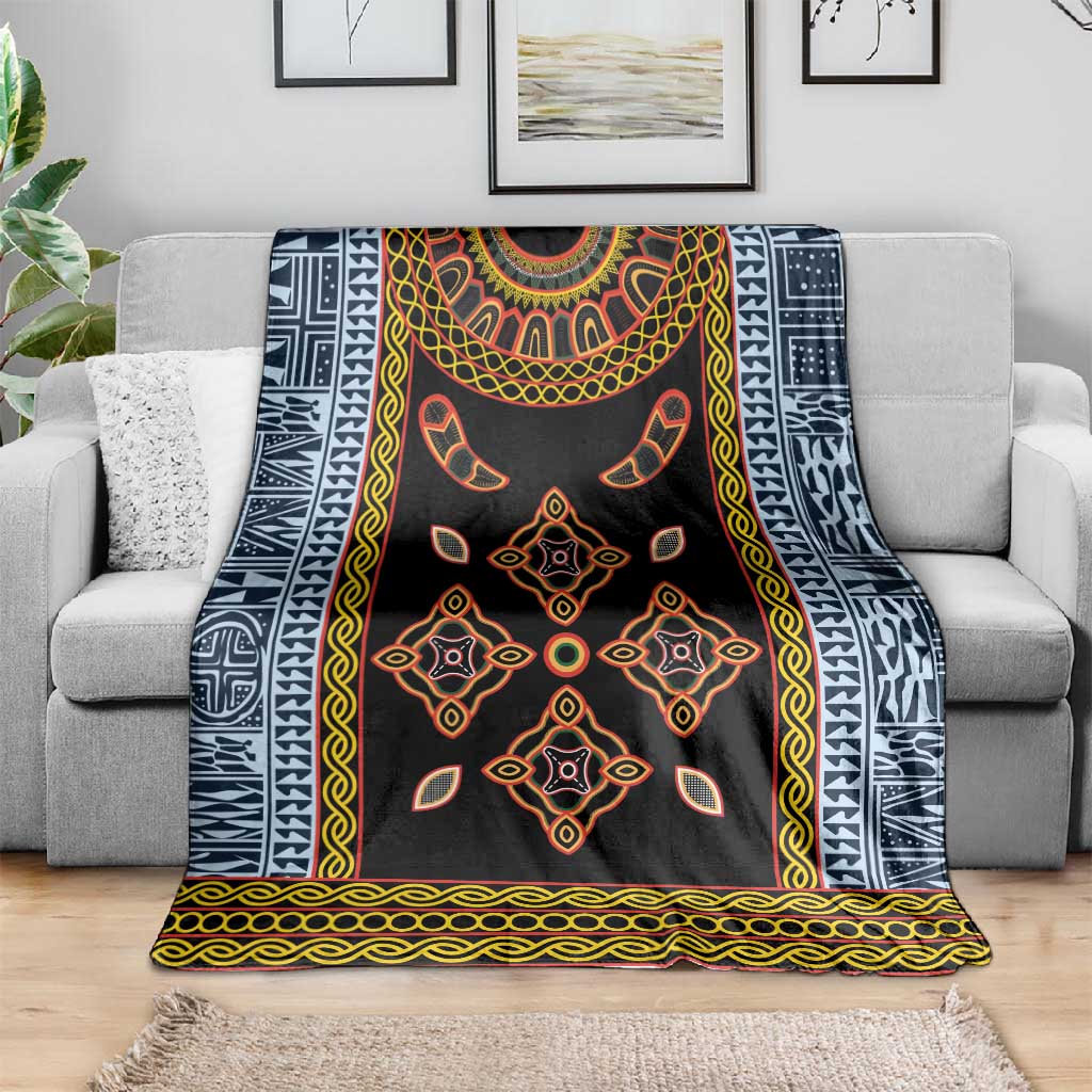 Cameroon Bamileke Toghu Pattern Blanket Bamenda Royal Cultural Design