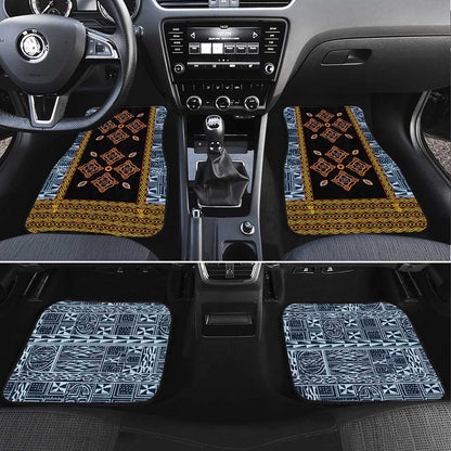 Cameroon Bamileke Toghu Pattern Car Mats Bamenda Royal Cultural Design