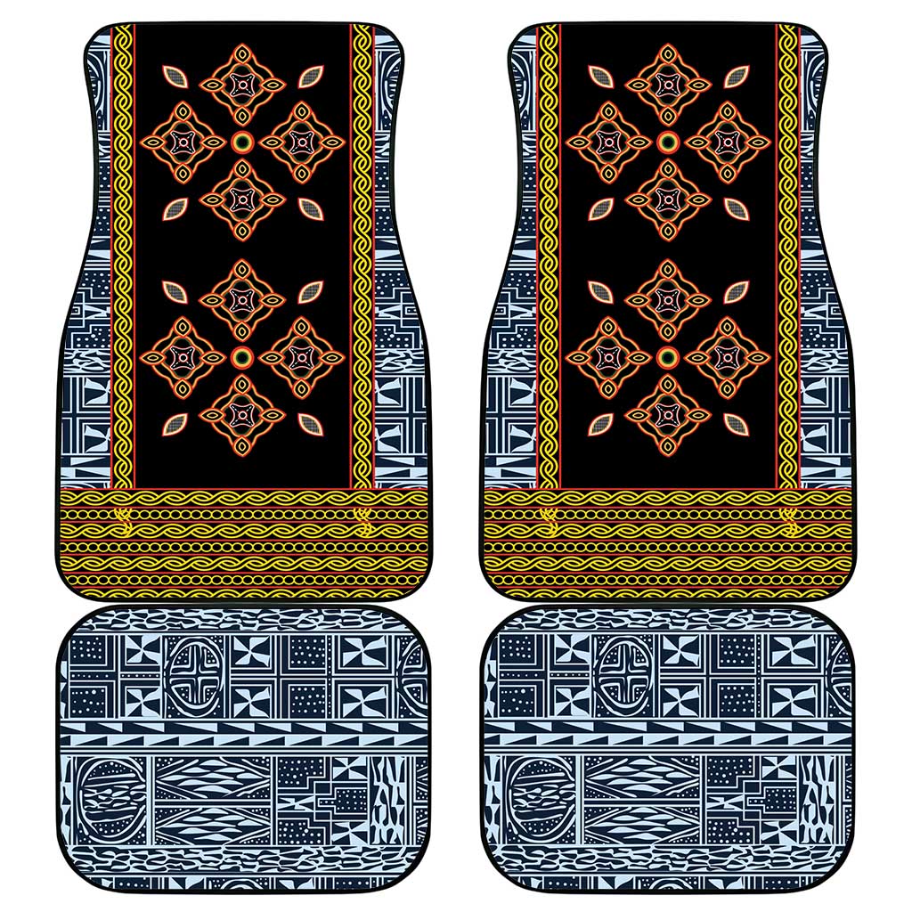Cameroon Bamileke Toghu Pattern Car Mats Bamenda Royal Cultural Design