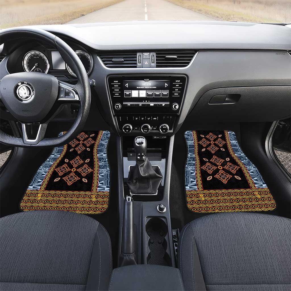 Cameroon Bamileke Toghu Pattern Car Mats Bamenda Royal Cultural Design