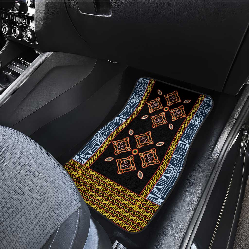 Cameroon Bamileke Toghu Pattern Car Mats Bamenda Royal Cultural Design