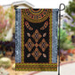 Cameroon Bamileke Toghu Pattern Garden Flag Bamenda Royal Cultural Design