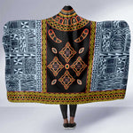 Cameroon Bamileke Toghu Pattern Hooded Blanket Bamenda Royal Cultural Design