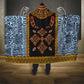 Cameroon Bamileke Toghu Pattern Hooded Blanket Bamenda Royal Cultural Design