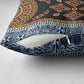 Cameroon Bamileke Toghu Pattern Pillow Cover Bamenda Royal Cultural Design