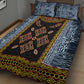 Cameroon Bamileke Toghu Pattern Quilt Bed Set Bamenda Royal Cultural Design