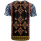 Cameroon Bamileke Toghu Pattern T shirt Bamenda Royal Cultural Design