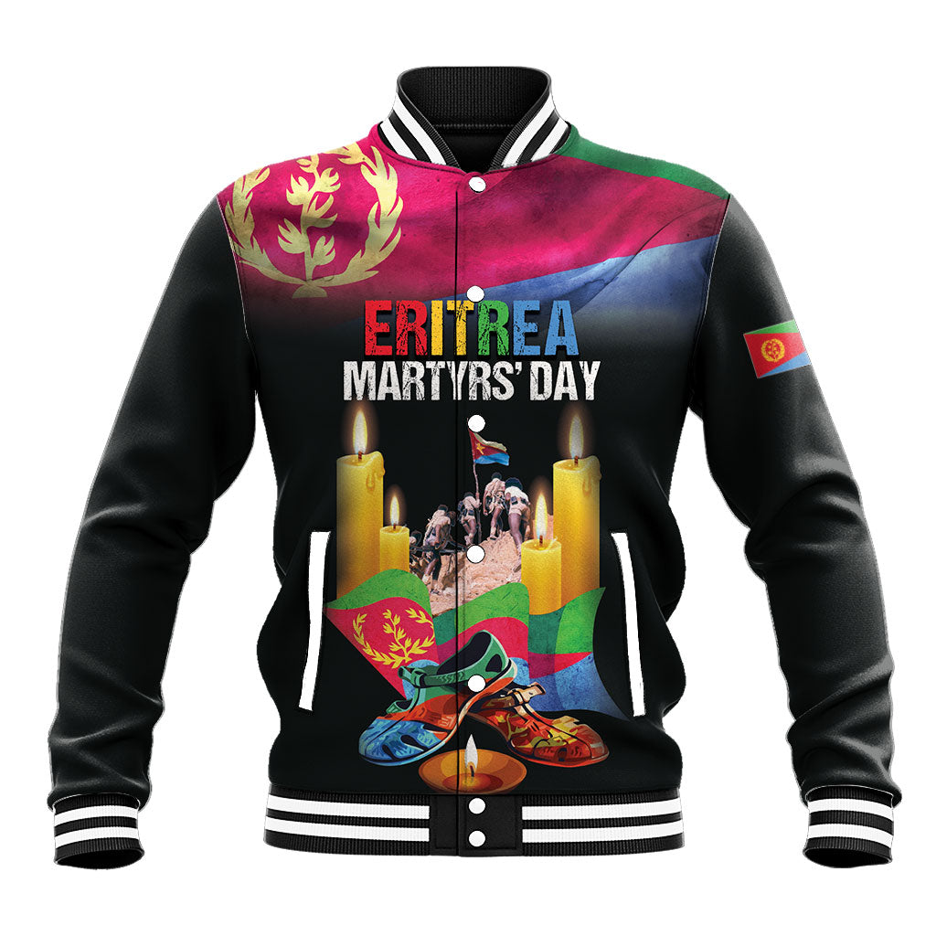 Personalized Eritrea Martyrs Day Baseball Jacket Eritrea EPLF Honoring Shida Heroes