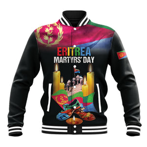 Personalized Eritrea Martyrs Day Baseball Jacket Eritrea EPLF Honoring Shida Heroes