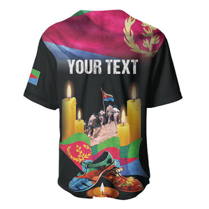 Personalized Eritrea Martyrs Day Baseball Jersey Eritrea EPLF Honoring Shida Heroes