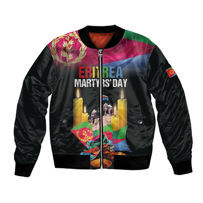 Personalized Eritrea Martyrs Day Bomber Jacket Eritrea EPLF Honoring Shida Heroes