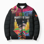 Personalized Eritrea Martyrs Day Bomber Puffer Jacket Eritrea EPLF Honoring Shida Heroes