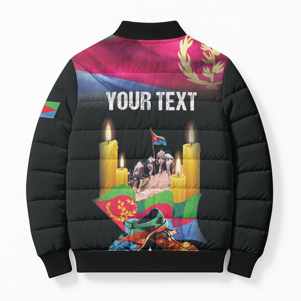 Personalized Eritrea Martyrs Day Bomber Puffer Jacket Eritrea EPLF Honoring Shida Heroes